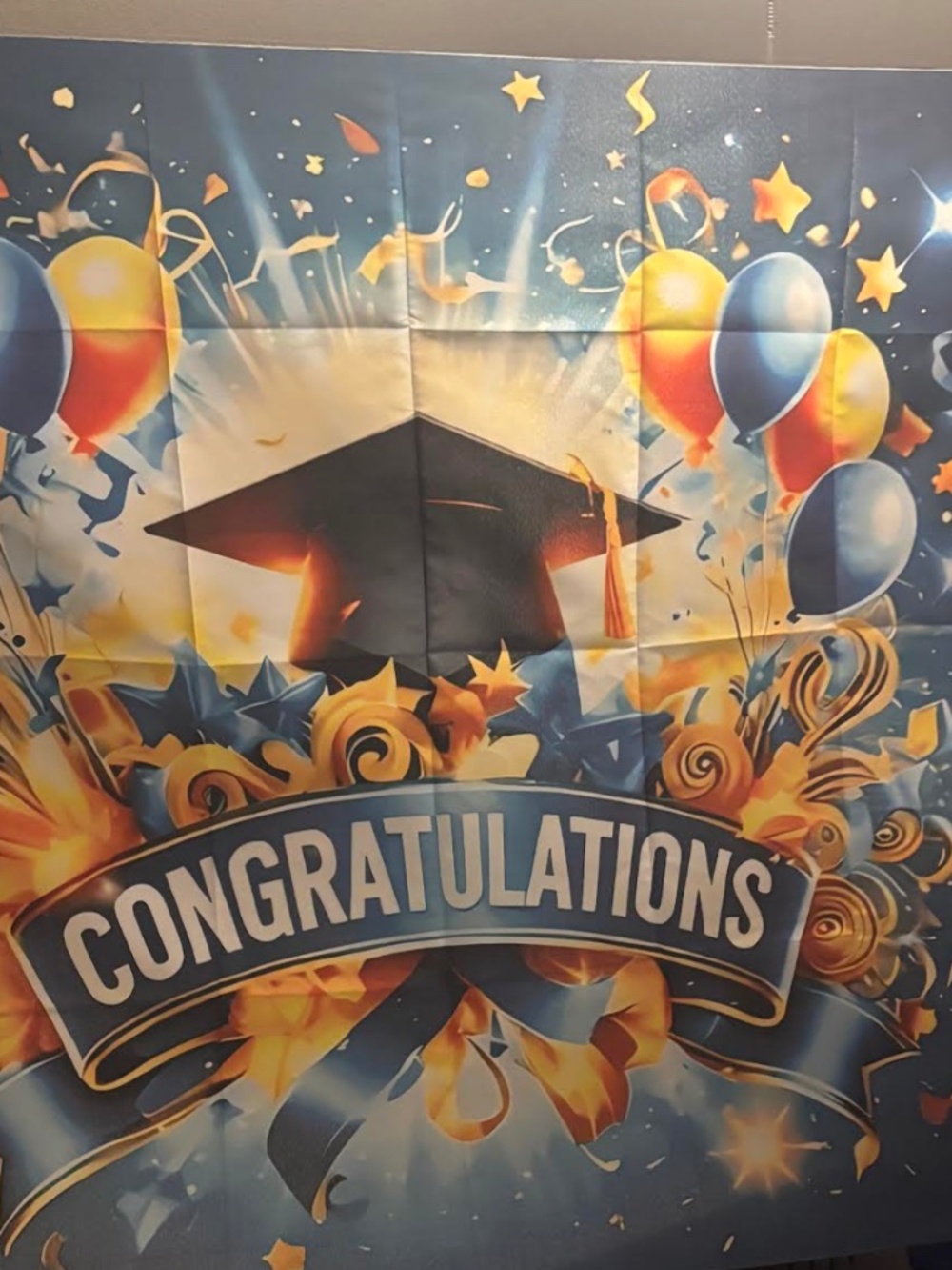 Graduation Banner "Congratulations" - Picture 3 of 4